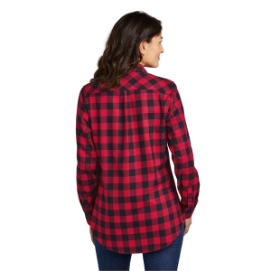 Port Authority Women's Plaid Flannel Tunic .