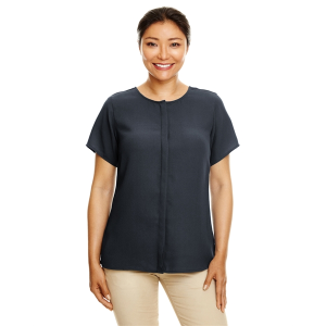 Devon & Jones Ladies' Perfect Fit™ Short-Sleeve Crepe Blouse