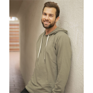 Independent Trading Co. Icon Unisex Lightweight Loopback Terry Hooded Pullover